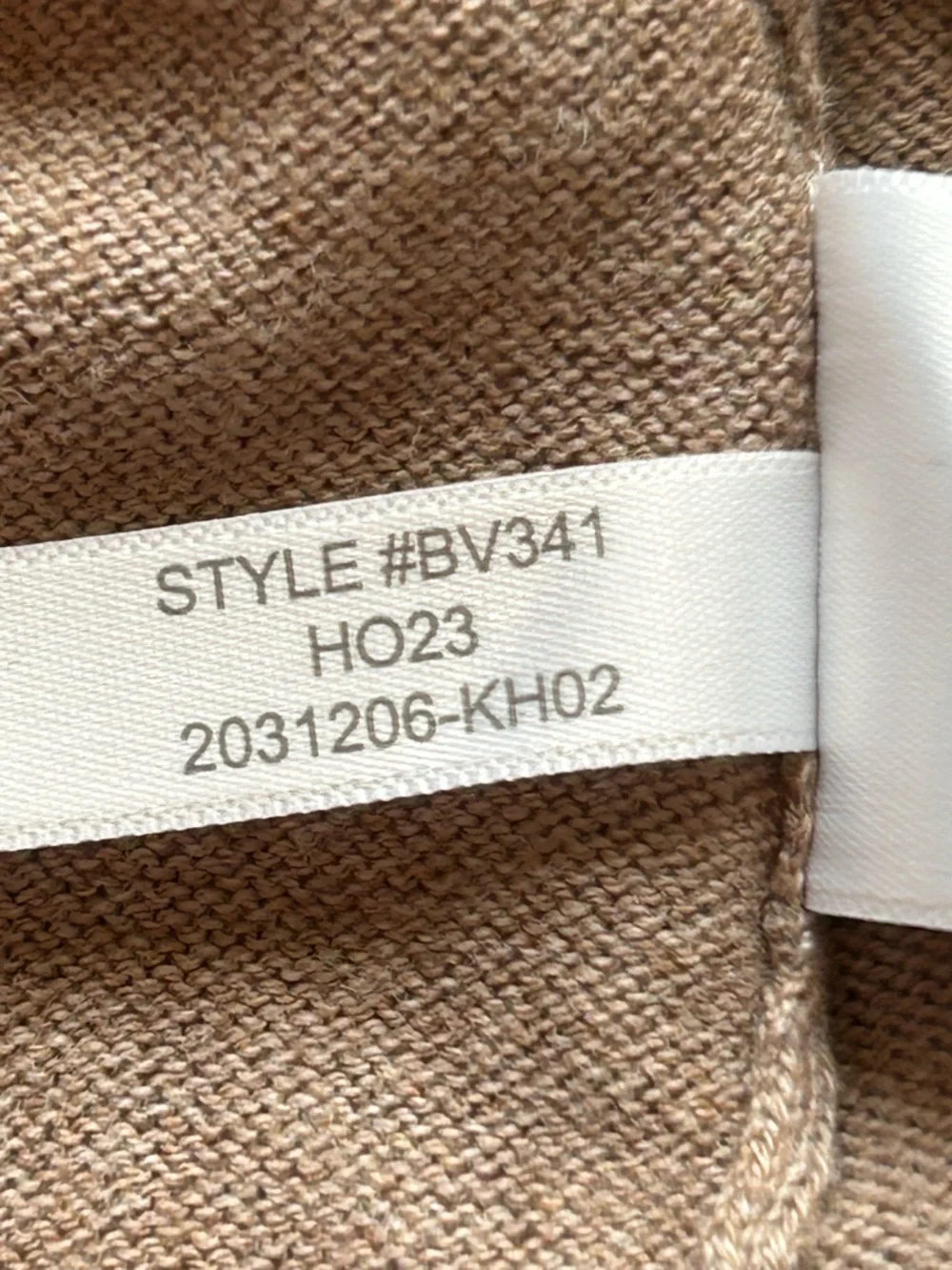 J. Crew Beige Ruffle Neck Sweater Lightweight Knit Pullover Casual Chic Size M